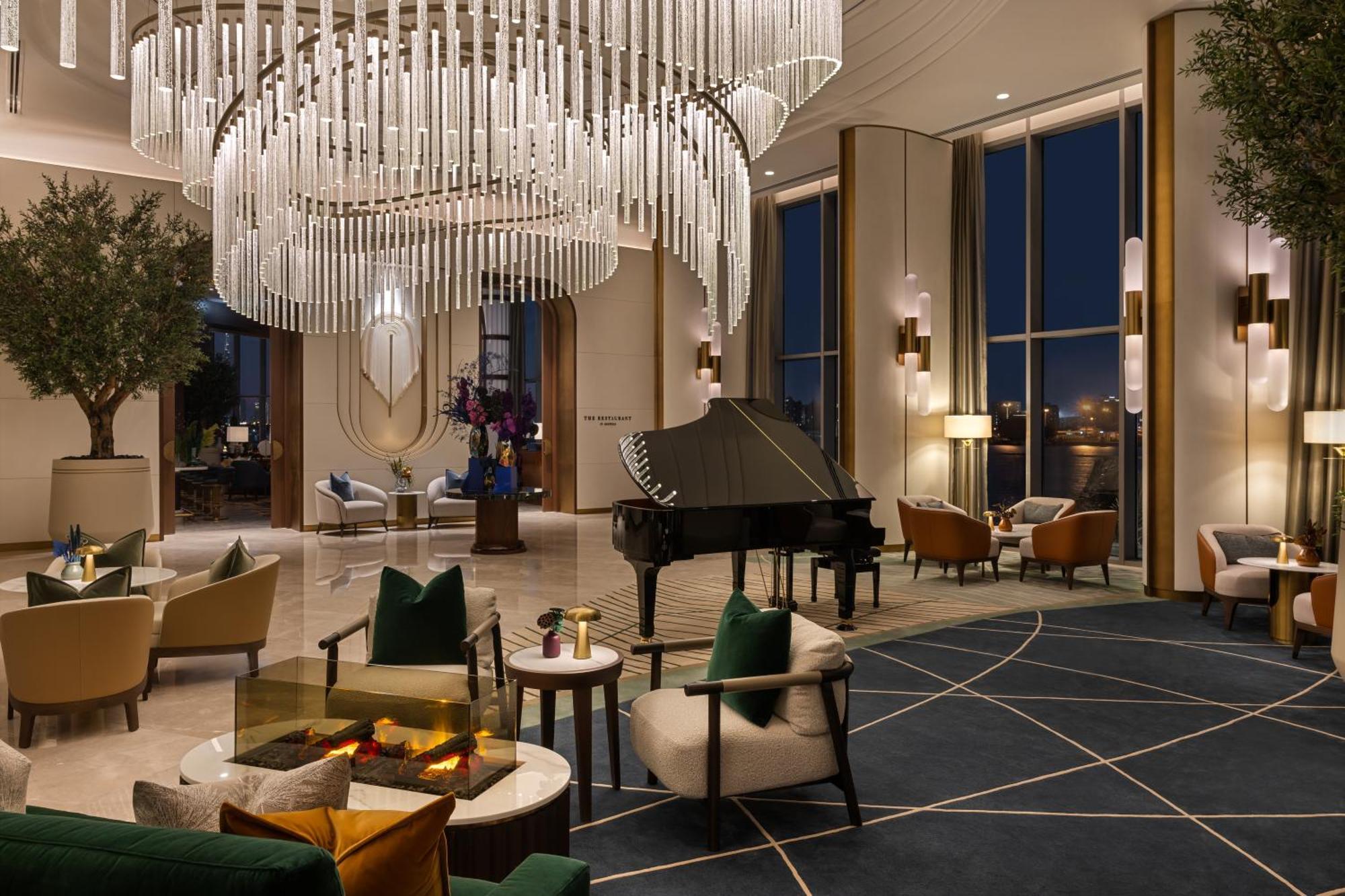 Address Creek Harbour Hotell Dubai Exteriör bild The lobby of the hotel
