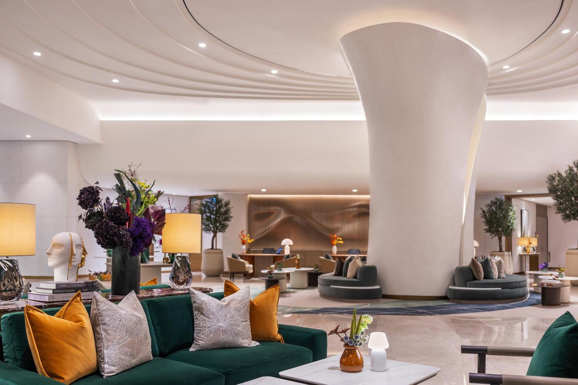 Address Creek Harbour Hotell Dubai Exteriör bild The lobby of the hotel